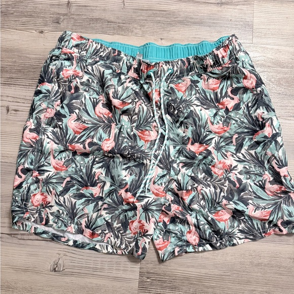 Goodfellow & Co Other - Goodfellow & Co Tropical Flamingo Swim Trunks